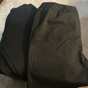 Dark grey knit pants